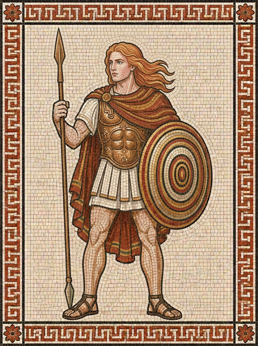 Mosaic of Achilles
