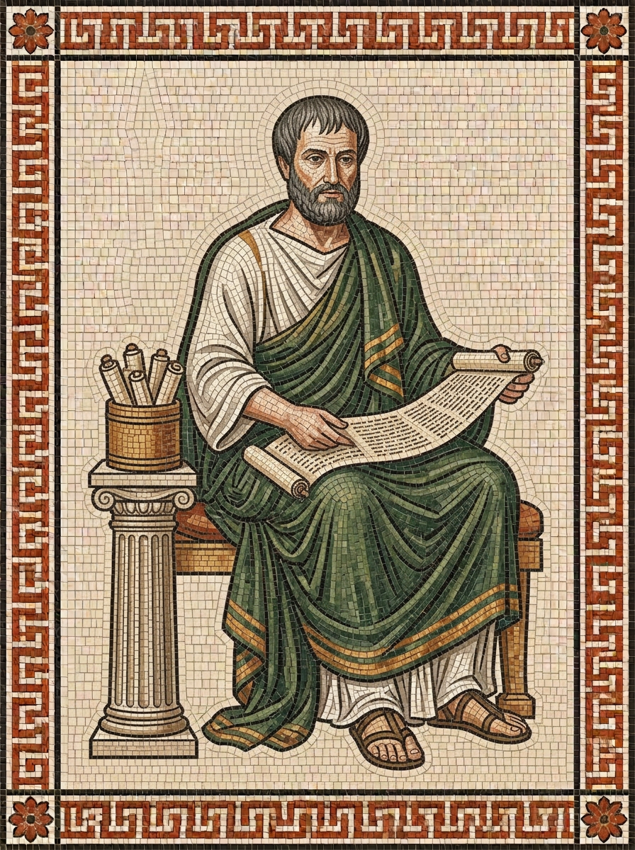 Mosaic of Aristotle
