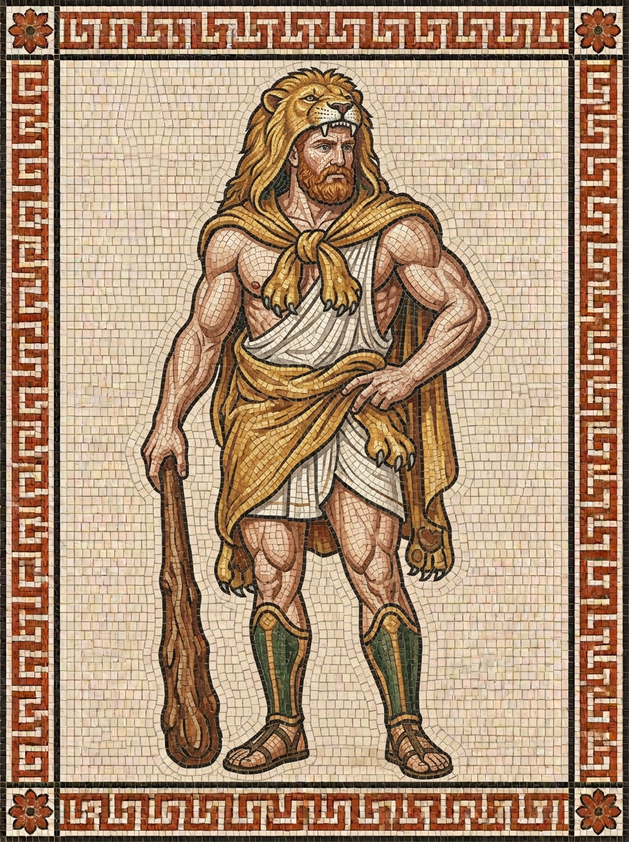 Mosaic of Heracles