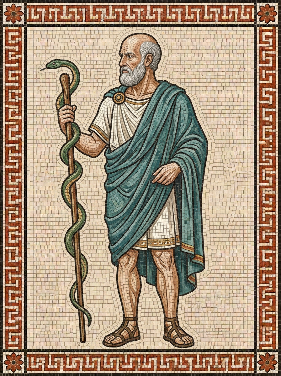 Mosaic of Hippocrates