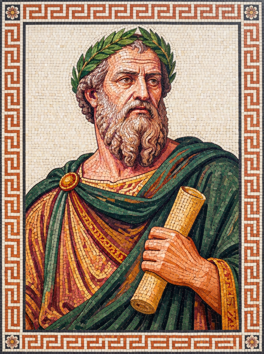 Mosaic of Plato