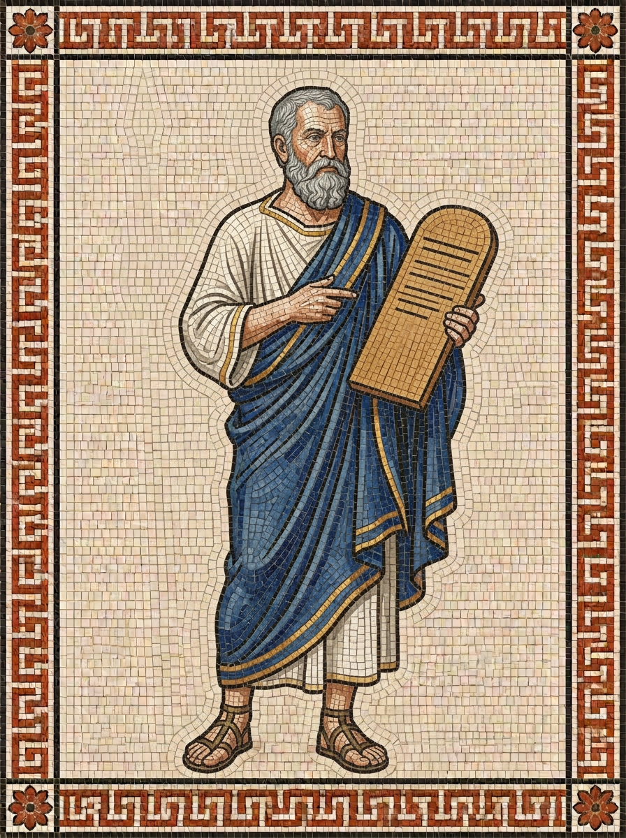 Mosaic of Solon